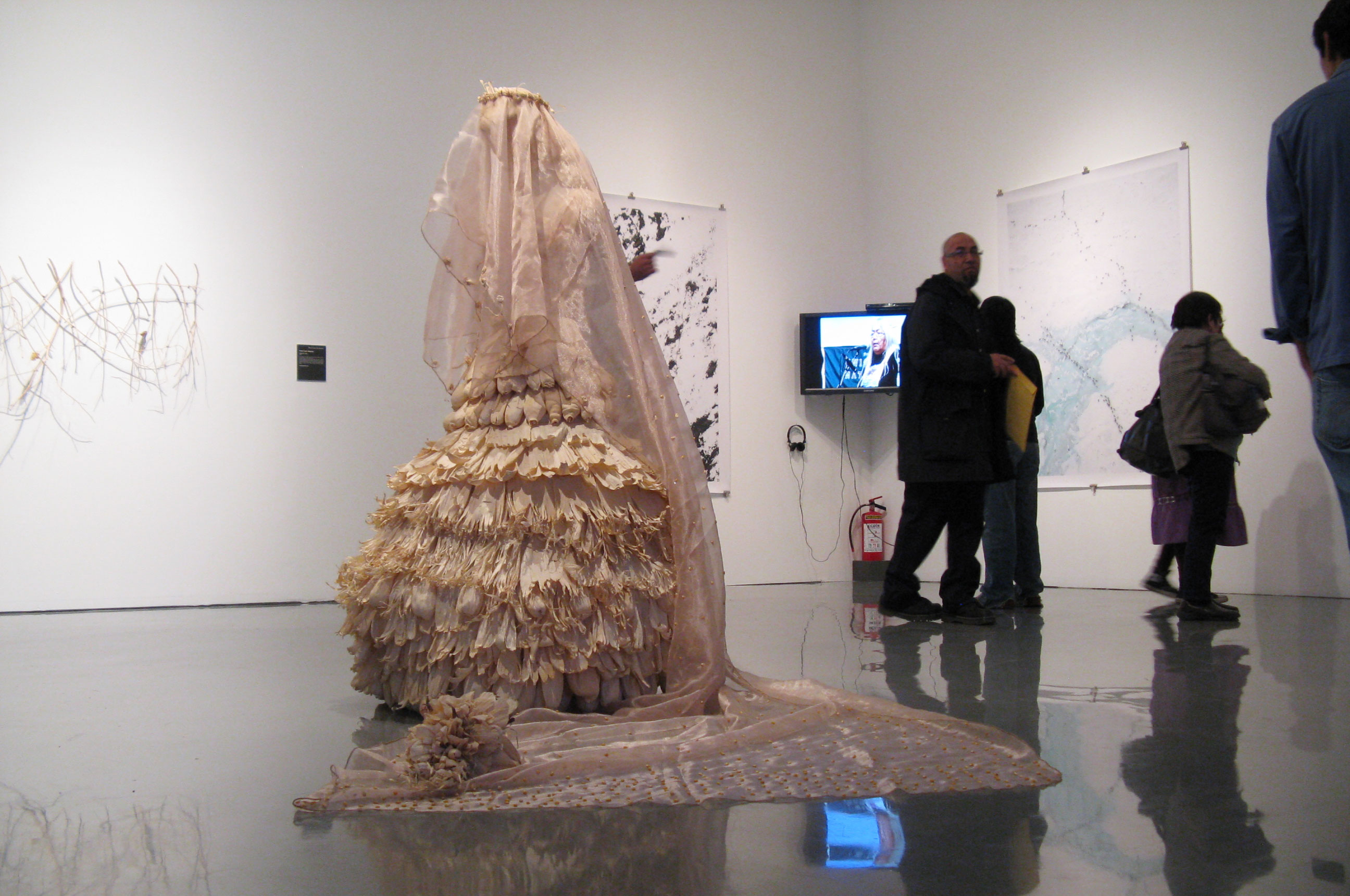 Javier Velasco, La Novia de Tlaxcala, (Re-)Cycle of Paradise exhibition, COP15, Copenhagen, 2009